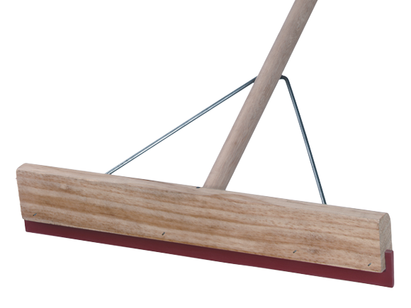 450mm Wooden Back Squeegee - Handled