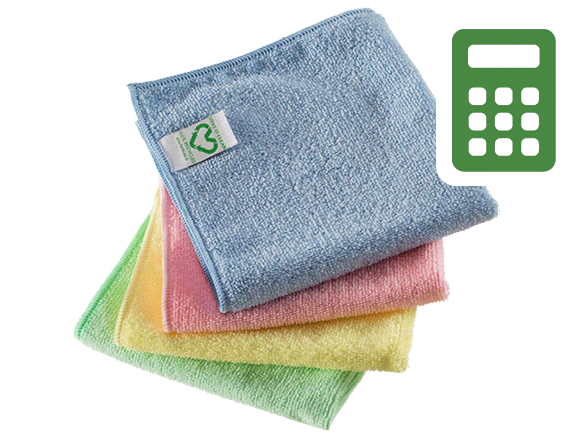 Recycled Microfiber Mop Towel